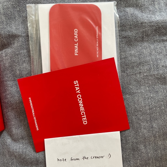 We're not really strangers card game - Picture 2 of 5